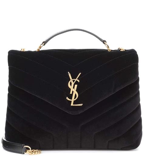 ysl loulou velvet crossbody bag